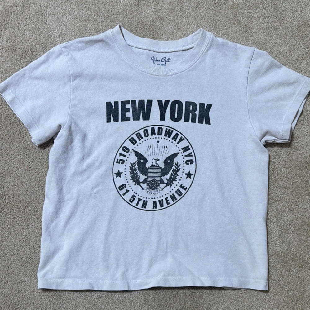 Brandy Melville White New York T-Shirt